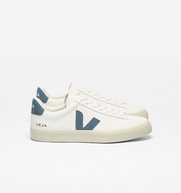 veja baskets campo cuir blanc cp0503121 Lateral view