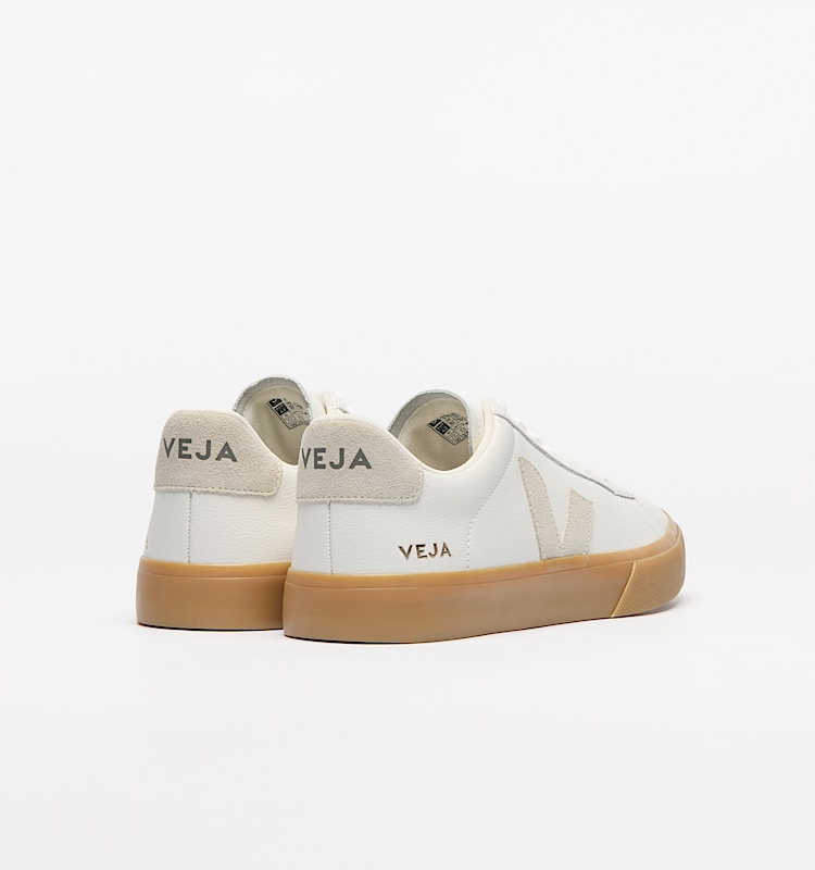 veja baskets campo cuir blanc cp0503147 Back view