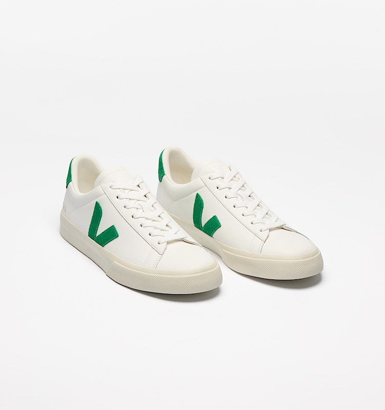 veja baskets campo cuir blanc cp0503690 Top view
