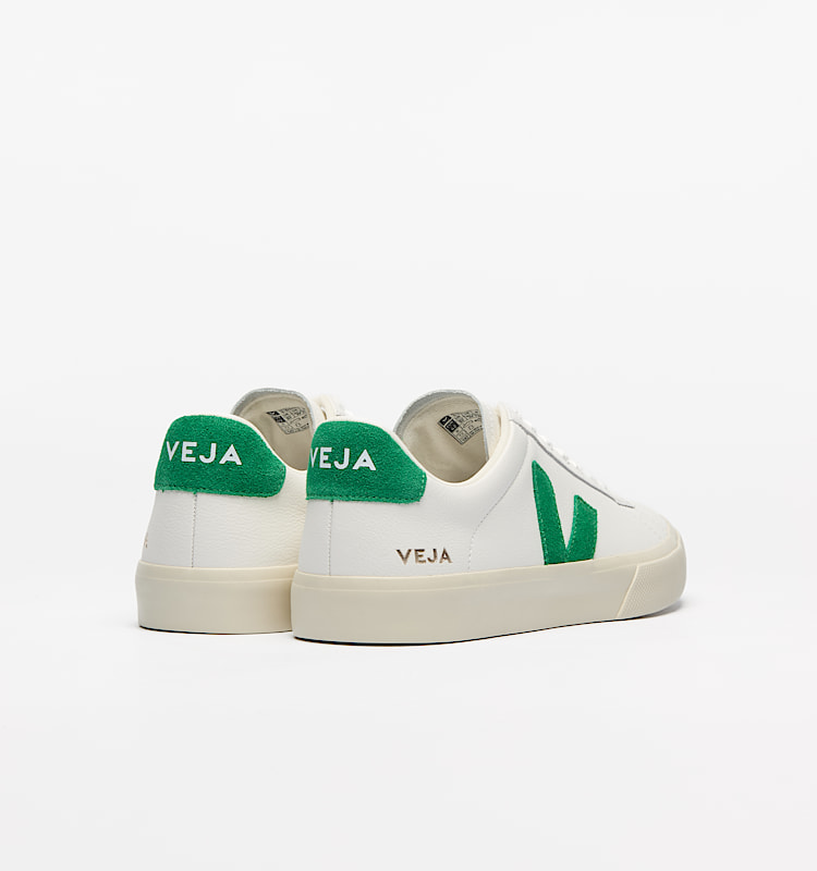 veja baskets campo cuir blanc cp0503690 Back view