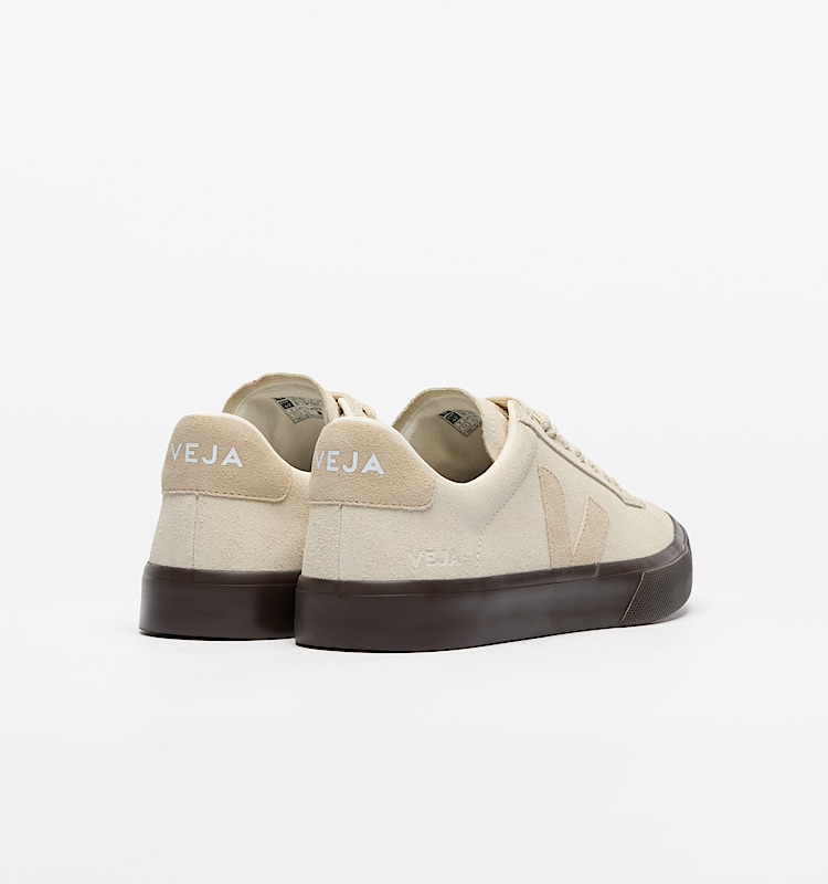 veja baskets campo su&egrave;de beige cp0320805 Back view