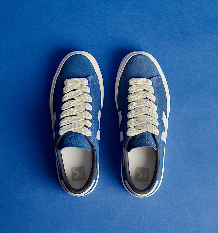 veja baskets campo su&egrave;de bleu cp0320523