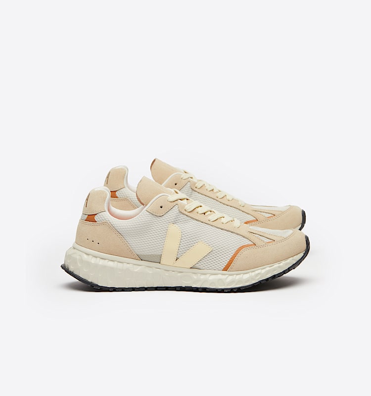 veja baskets condor-royale recycl&eacute; beige co1803846 Lateral view