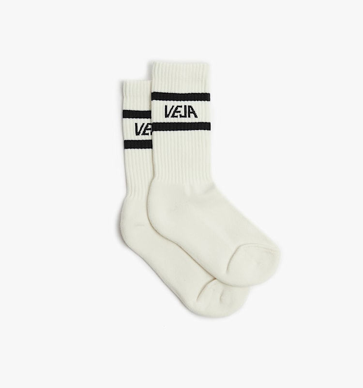 veja baskets iconic-socks blanc ic3521050 Lateral view