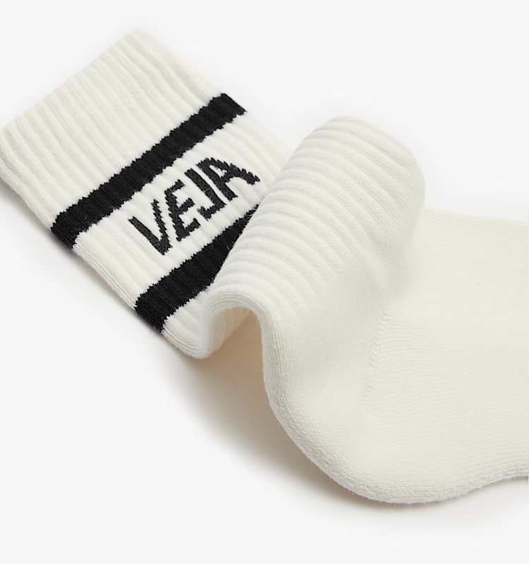 veja baskets iconic-socks blanc ic3521050 Top view