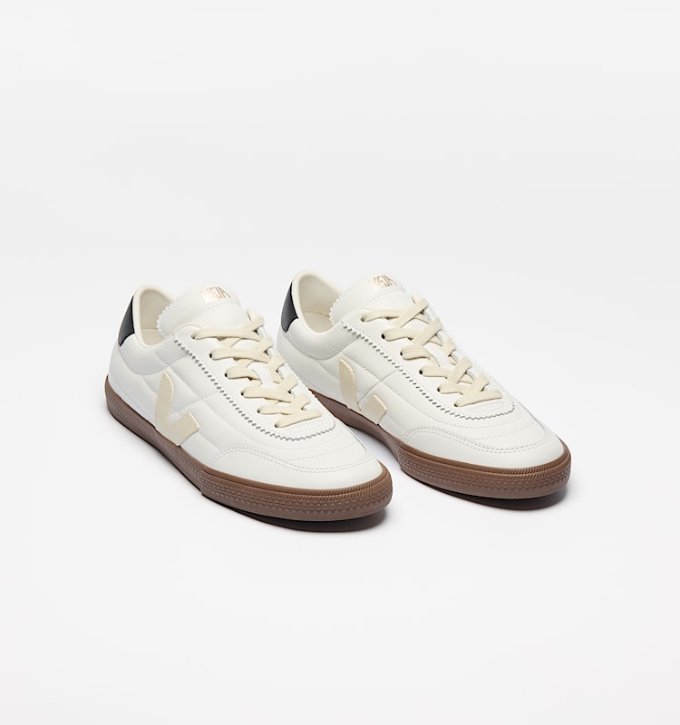 veja baskets panenka cuir blanc fu2020896 Top view