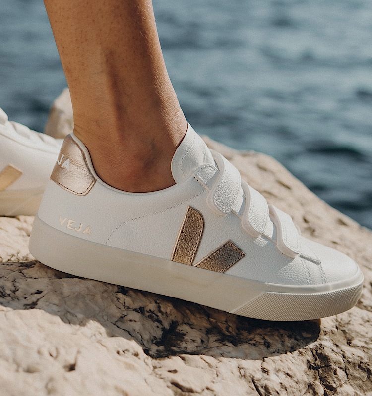 veja baskets recife-logo cuir blanc rc0502762