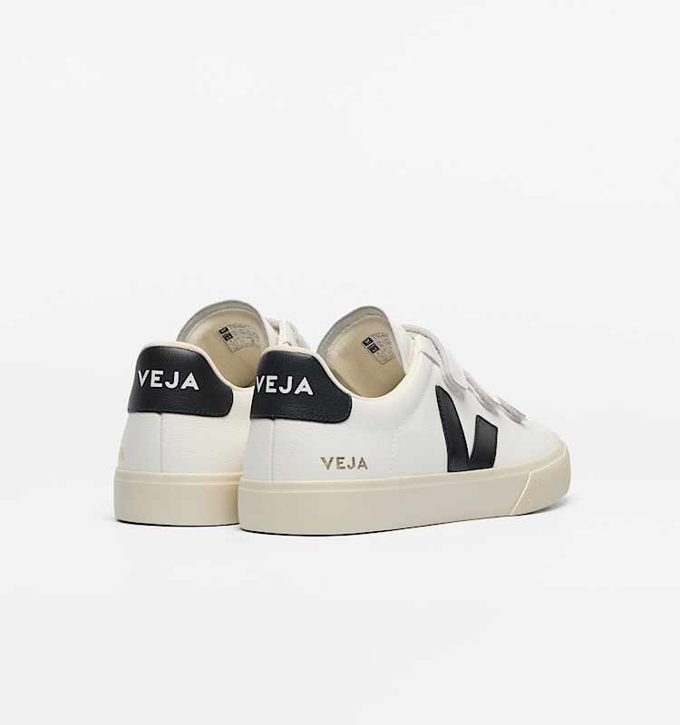 veja baskets recife-logo cuir blanc rc0502790 Back view