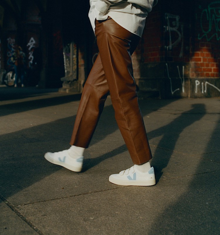 veja baskets recife-logo cuir blanc rc0502946