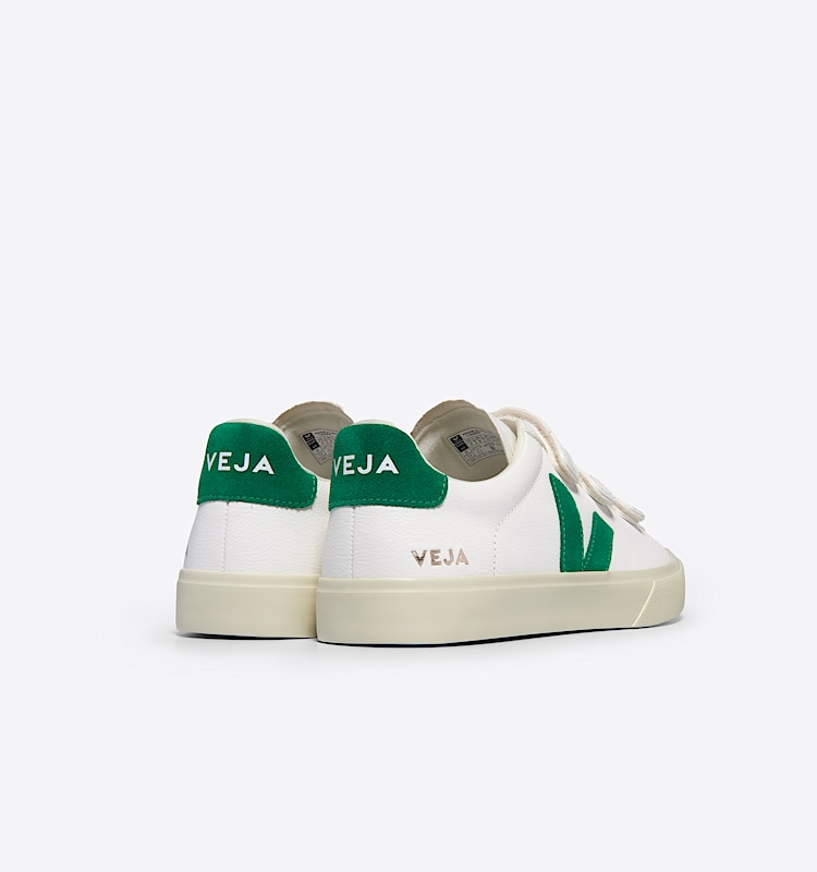 veja baskets recife-logo cuir blanc rc0503697 Back view