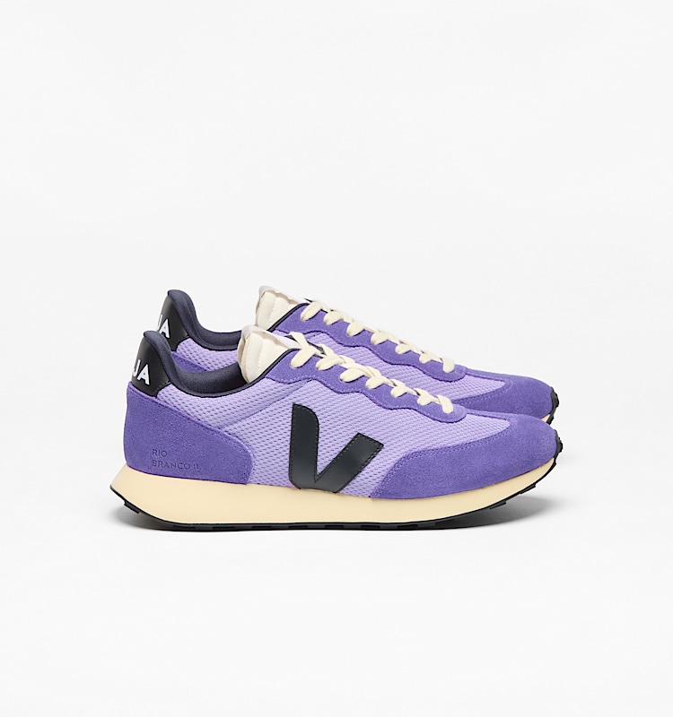 veja baskets rio-branco-ii recycl&eacute; violet ro1820818 Lateral view