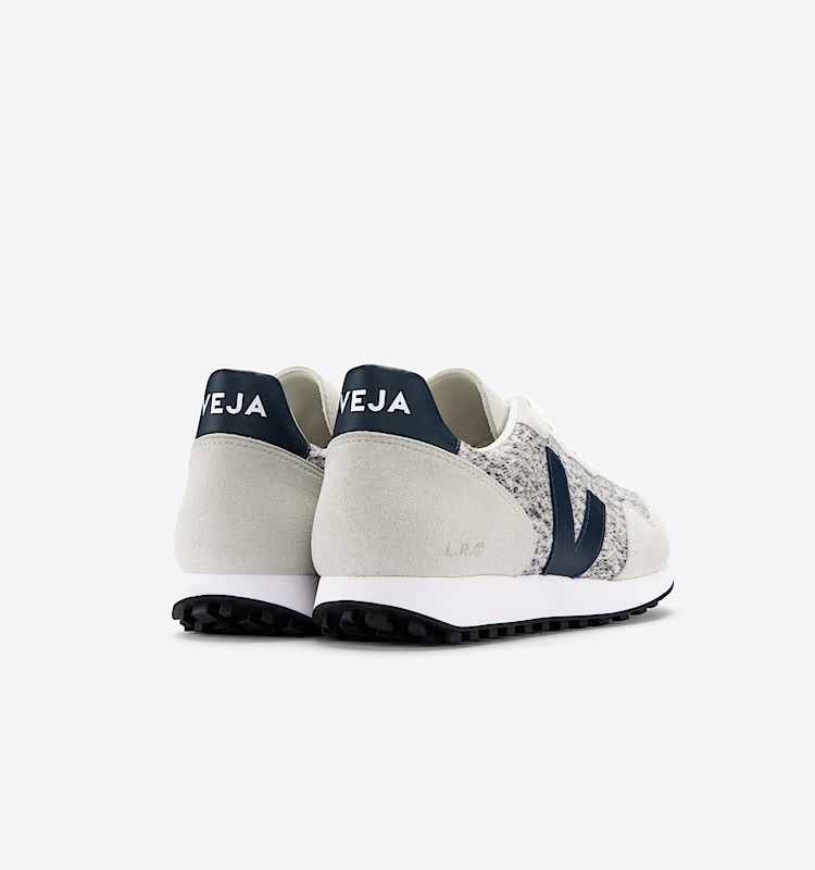 veja baskets sdu-rec flannelle blanc rr0403075 Back view