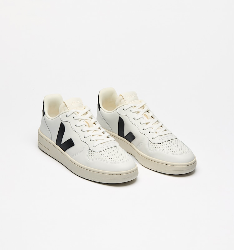 veja baskets v-10-prime cuir blanc vi0220738 Top view