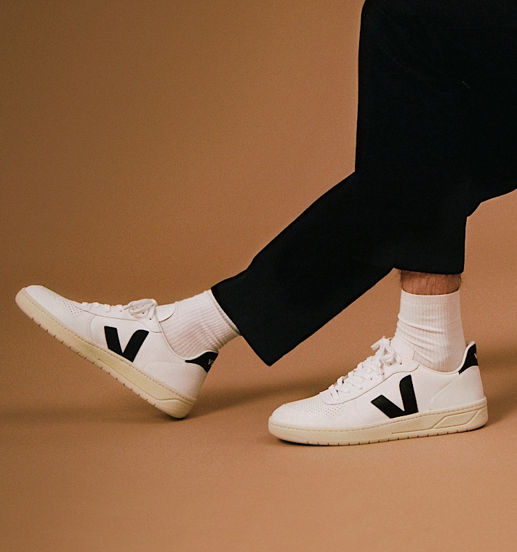 veja baskets v-10 vegan blanc vx0702901