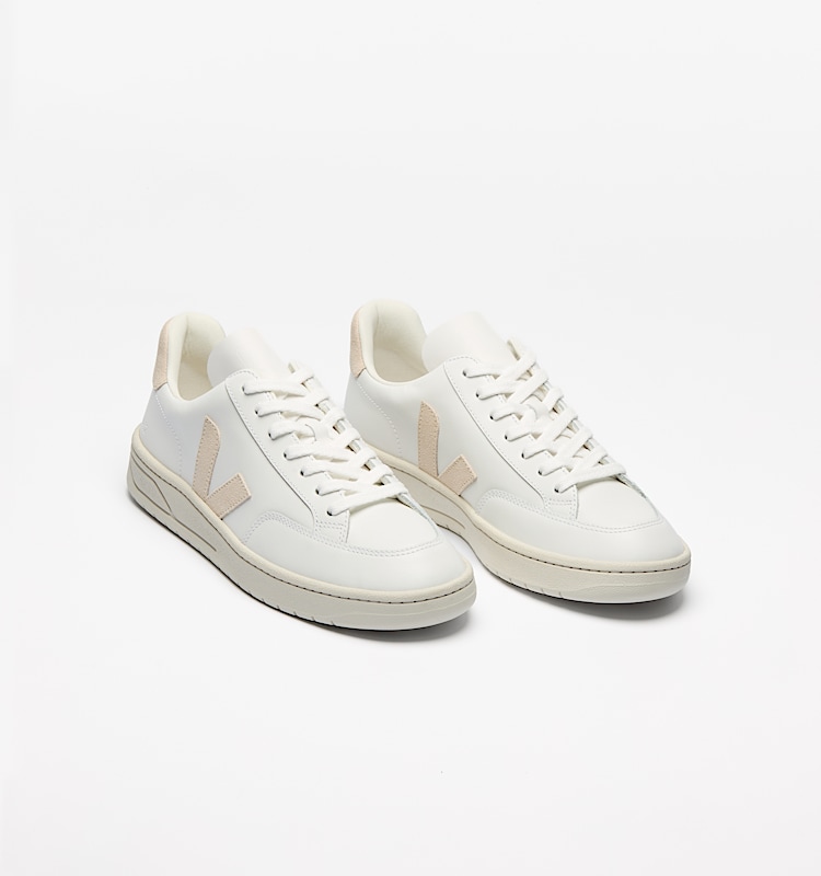 veja baskets v-12 cuir blanc xd0202335 Top view