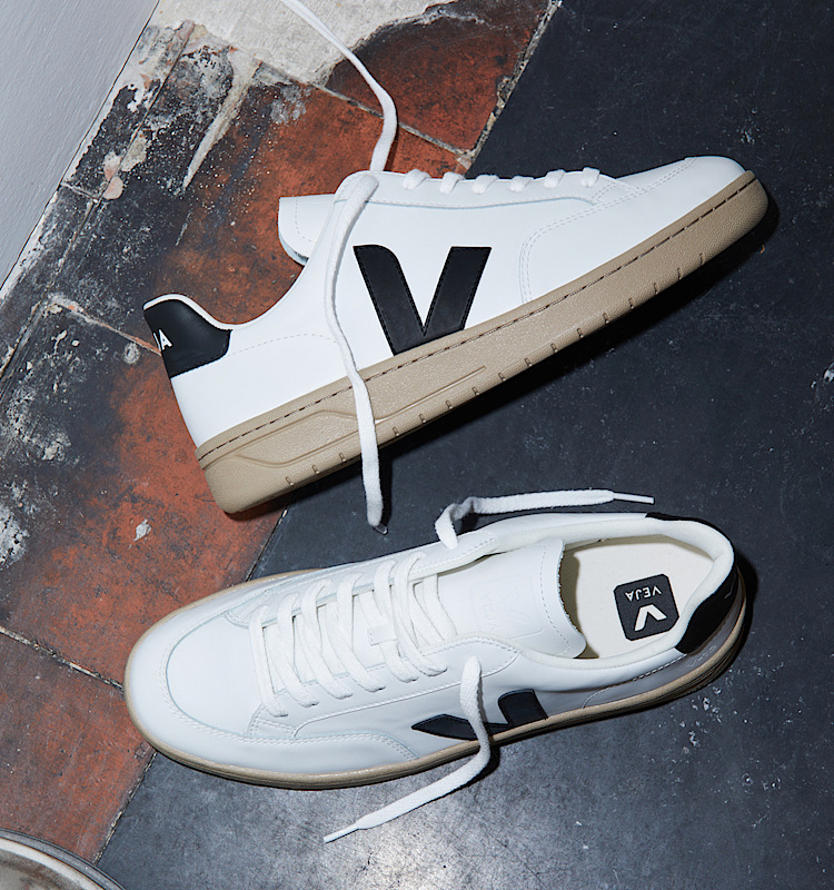 veja baskets v-12 cuir blanc xd0203640