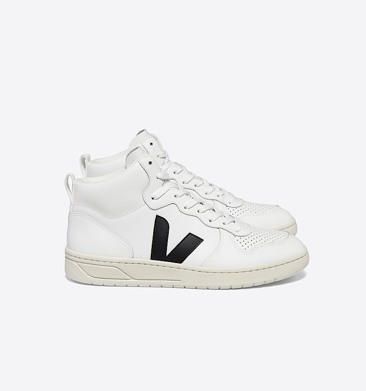 veja baskets v-15 cuir blanc vq0203304 Lateral view