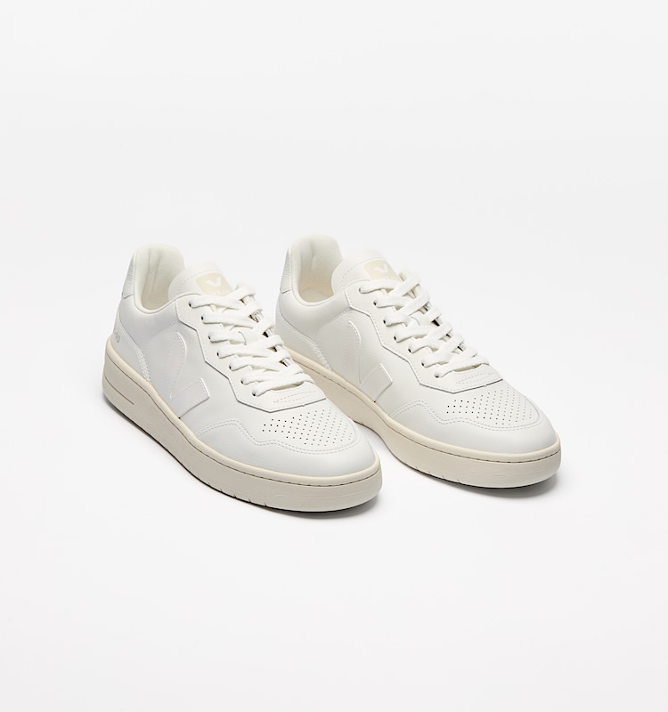 veja baskets v-90 cuir blanc vd2003380 Top view