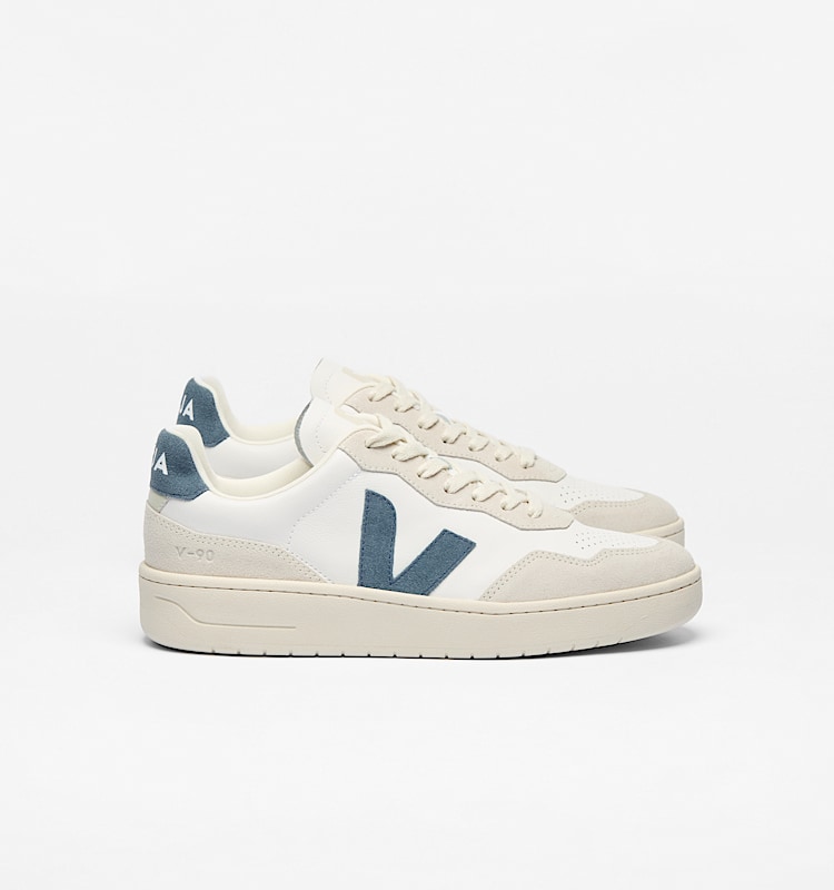 veja baskets v-90 cuir blanc vd2003845 Lateral view