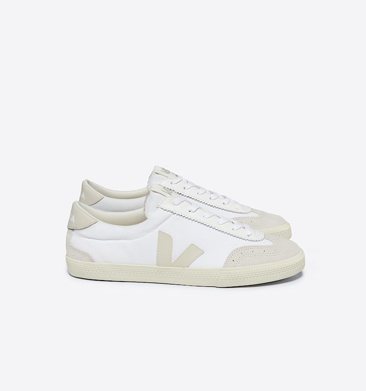 veja baskets volley coton-biologique blanc vo0103523 Lateral view