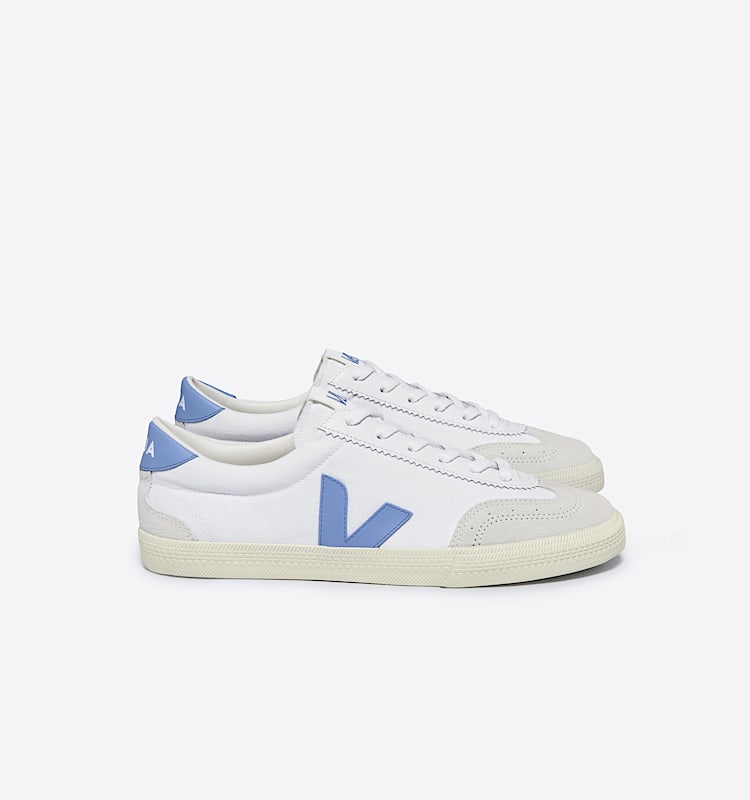 veja baskets volley coton-biologique blanc vo0103648 Lateral view