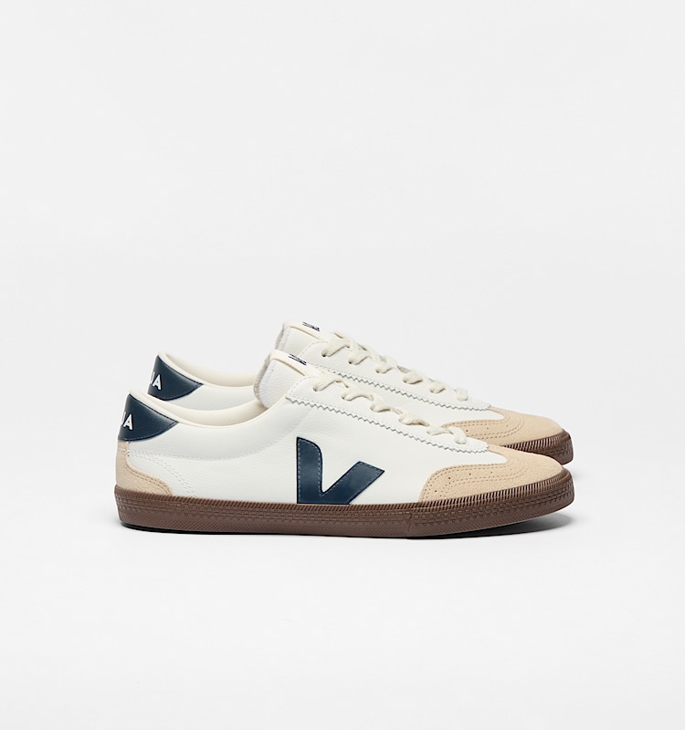 veja baskets volley cuir blanc vo2003531 Lateral view