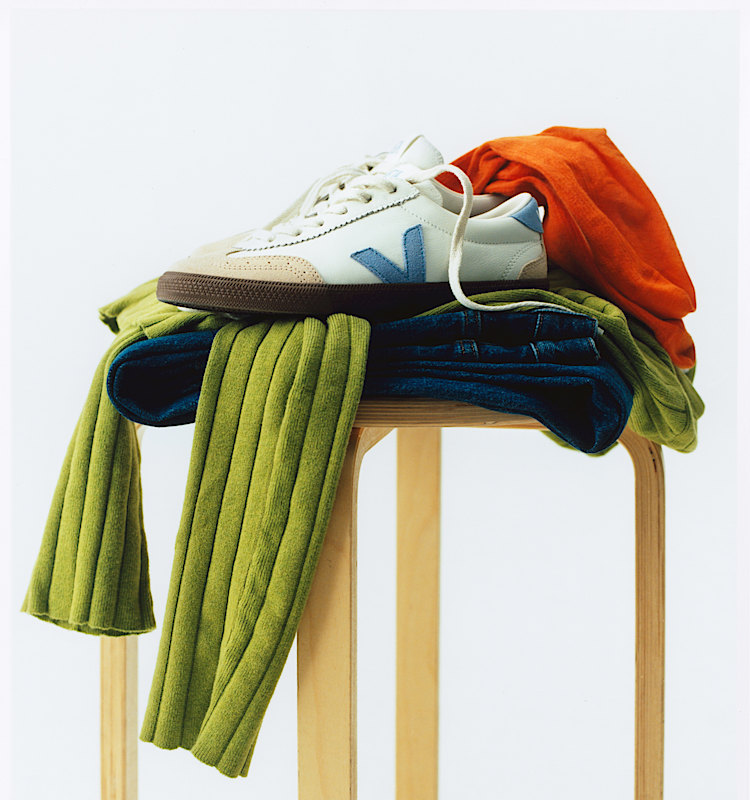 veja baskets volley cuir blanc vo2020505