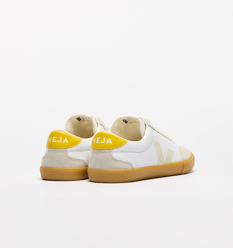 veja baskets volley recycl&eacute; gris vo2203865 Back view