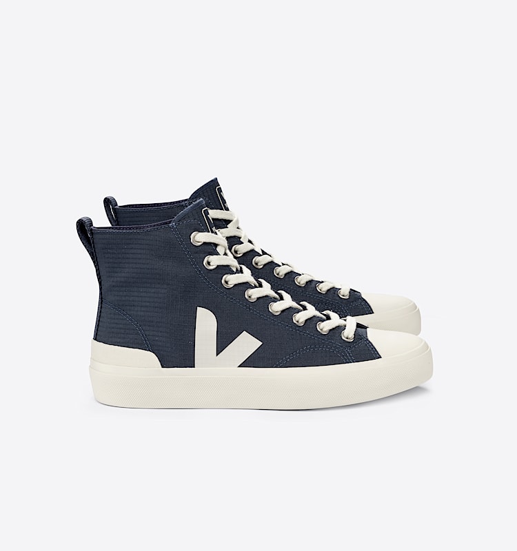 veja baskets wata-ii ripstop bleu pa1903196 Lateral view