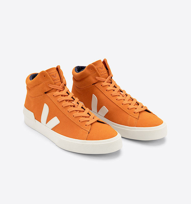 veja minotaur su&egrave;de orange tr0302973