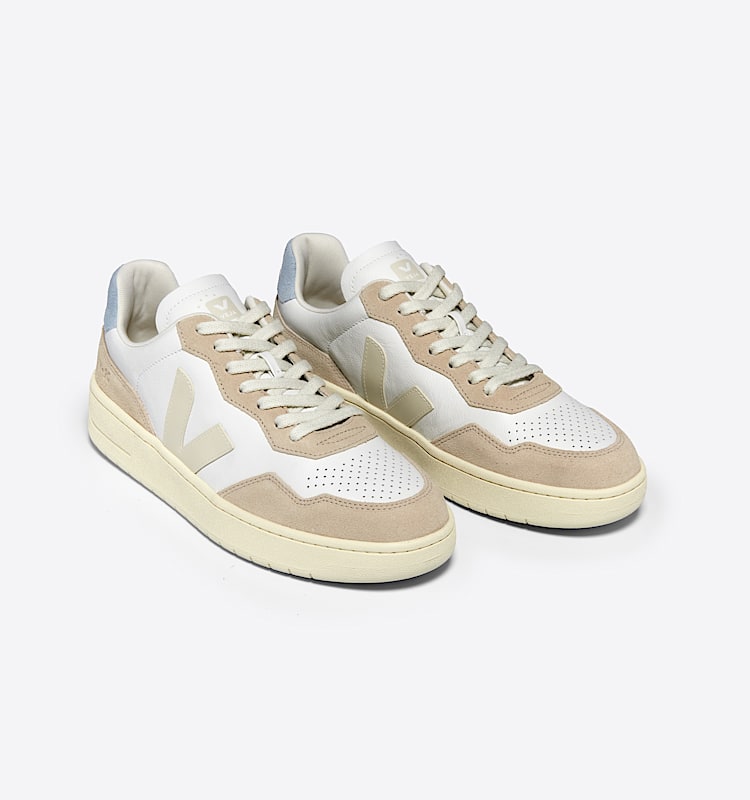 veja v-90 cuir blanc vd2003705