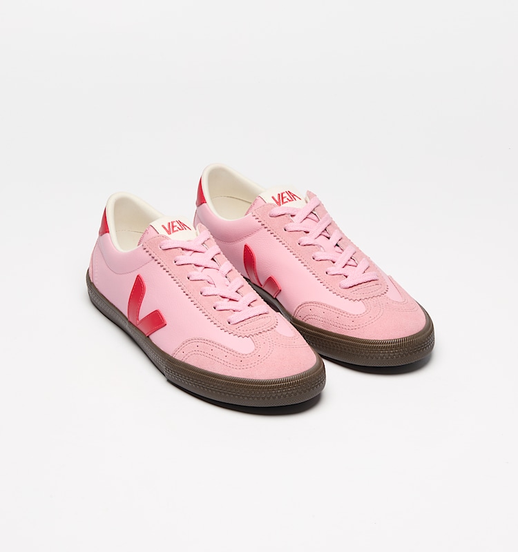 veja volley cuir rose vo2021182
